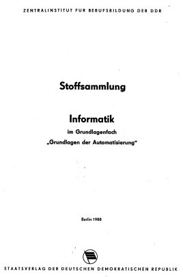 Stoffsammlung Informatik